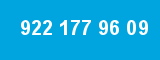 922 177 96 09 922 177 96 09
